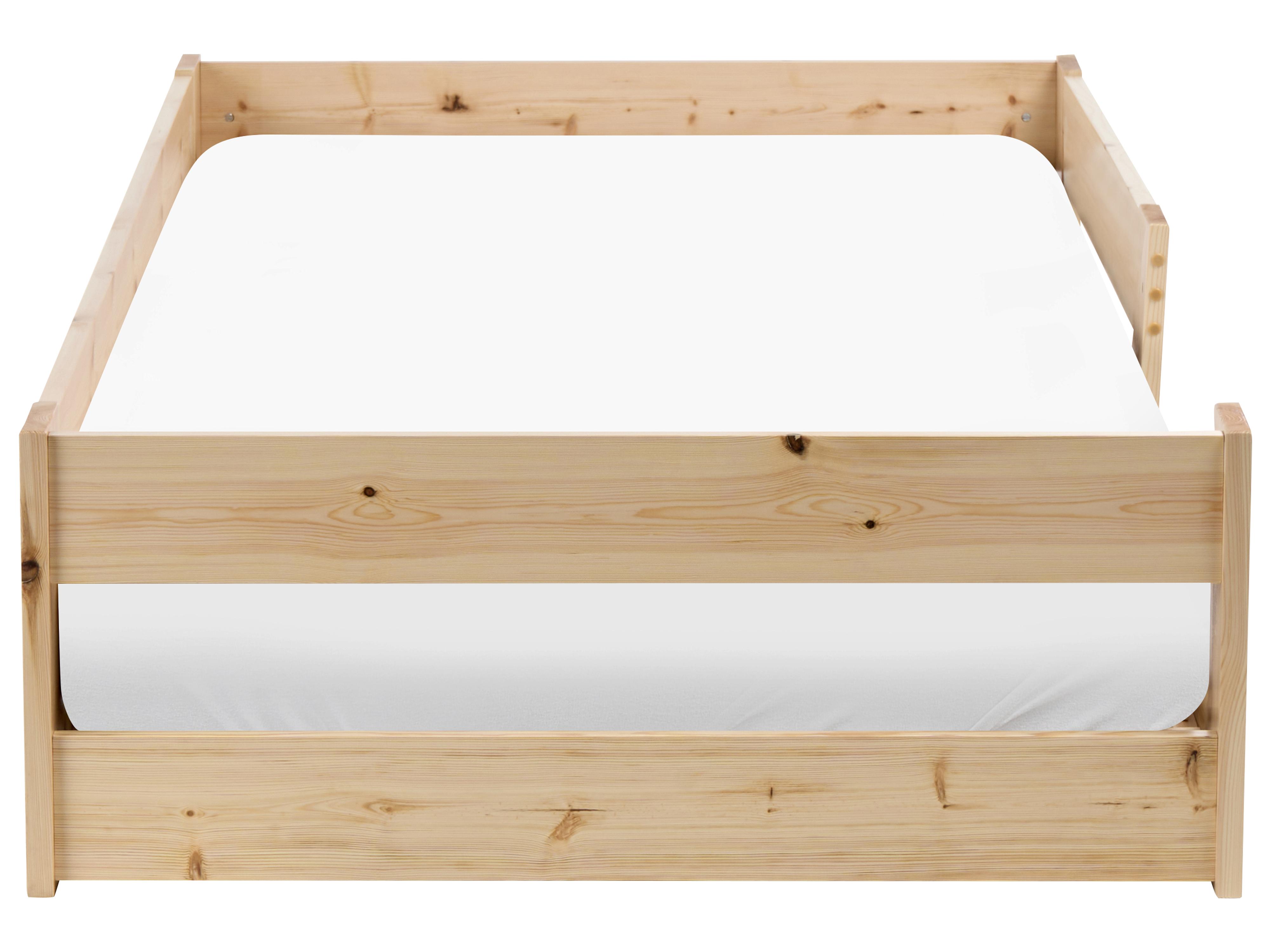 Kinderbed Dennenhout PRIMELLES 90 x 200 cm Lichtbruin