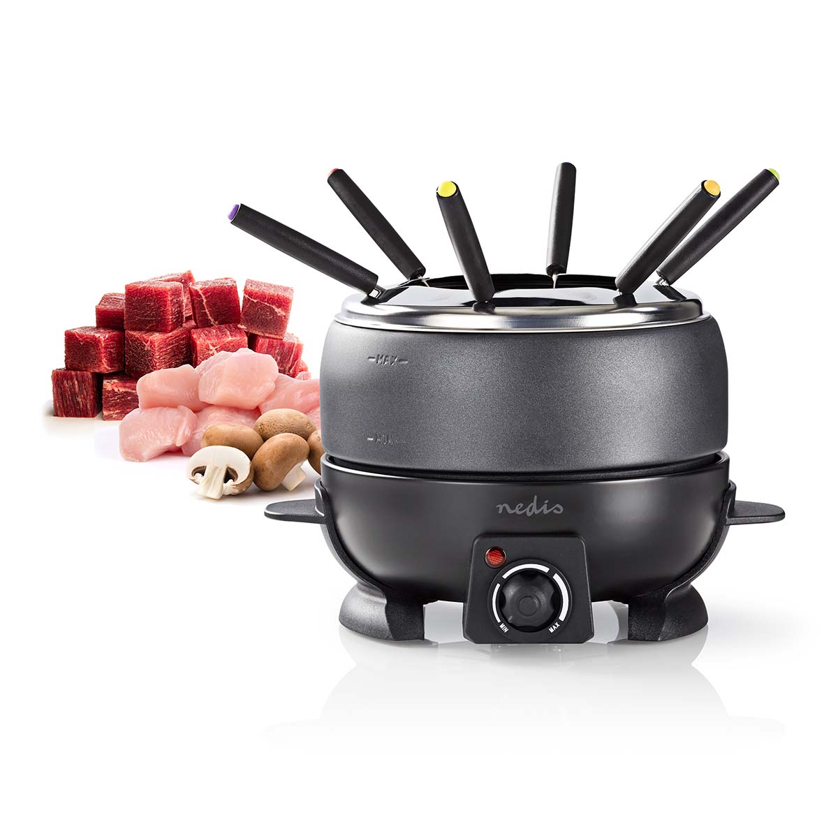 Appareil à fondue Nedis 6 personnes - 2,3L 800W