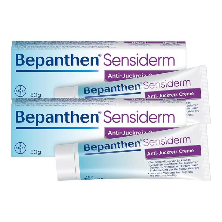 Bepanthen Sensiderm Anti-Juckreiz Creme, 2x50  g