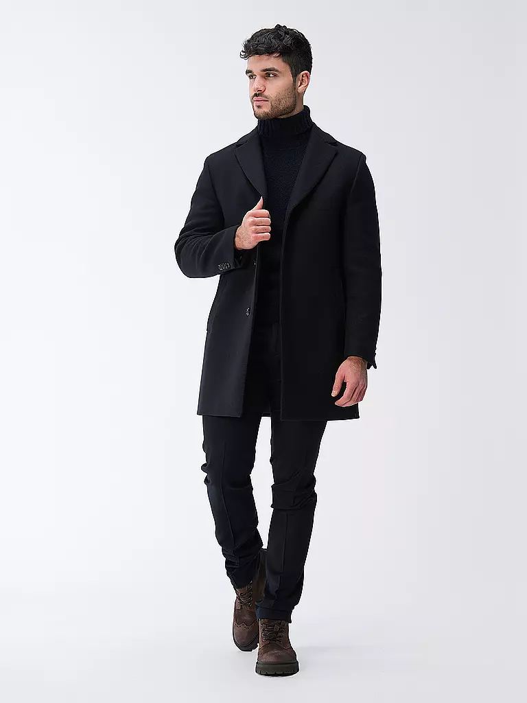 DRESSLER Wollmantel RUBEN dunkelblau