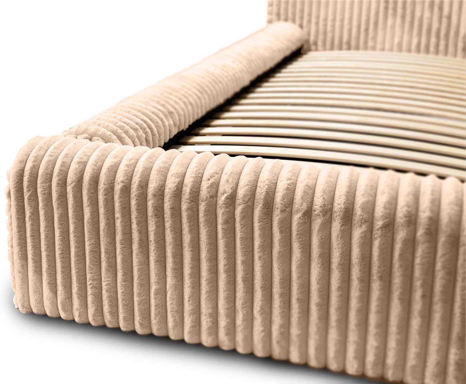 Trae Mobler Hana 180 x 200 cm Gestoffeerd Bed Beige
