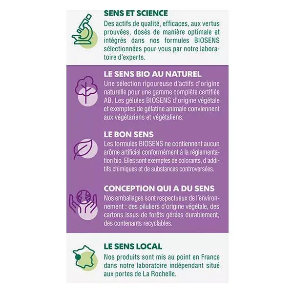 Biosens Organic Liver Detox - 45 cápsulas vegetais