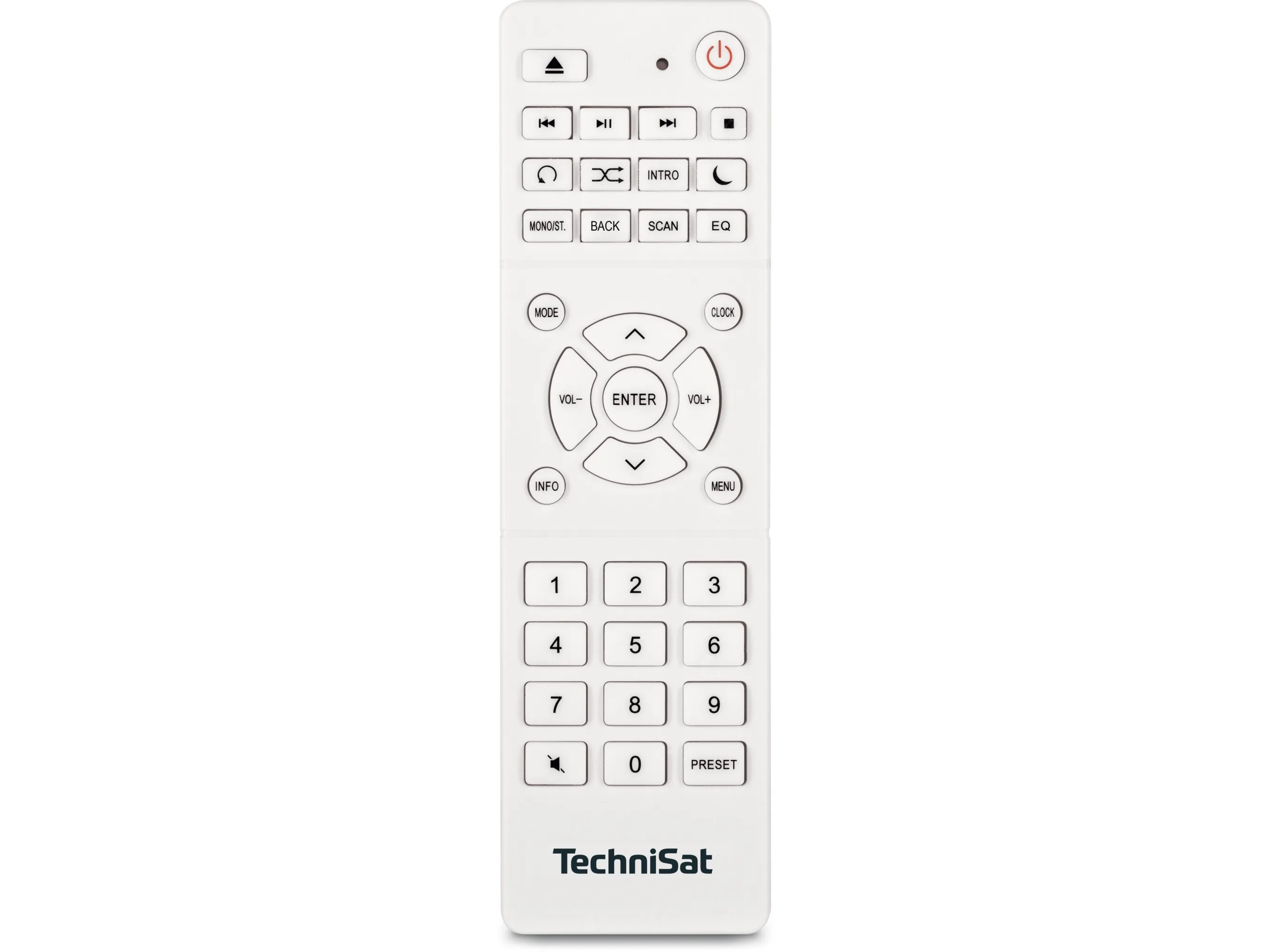 TechniSat DigitRadio 370 CD IR - Audiosystem - 2 x 5 Watt - hvid