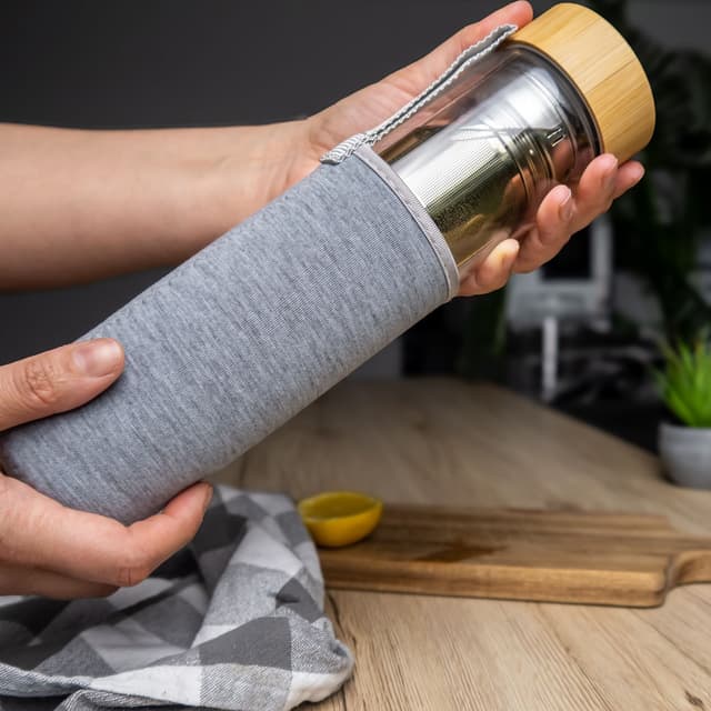 Termoflaske 450 ml Teflaske med infusionsfilter