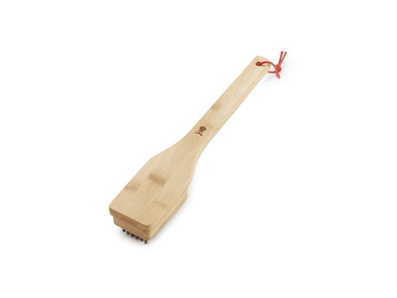 Weber Grillbürste 30 cm Mit Bambus-Holzgriff
