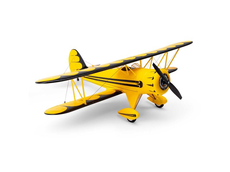 E-flite Doppeldecker UMX WACO 550 mm Gelb, BNF Basic UMX Scale Doppeldecker mit Brushless Antrieb und Spektrum Technik