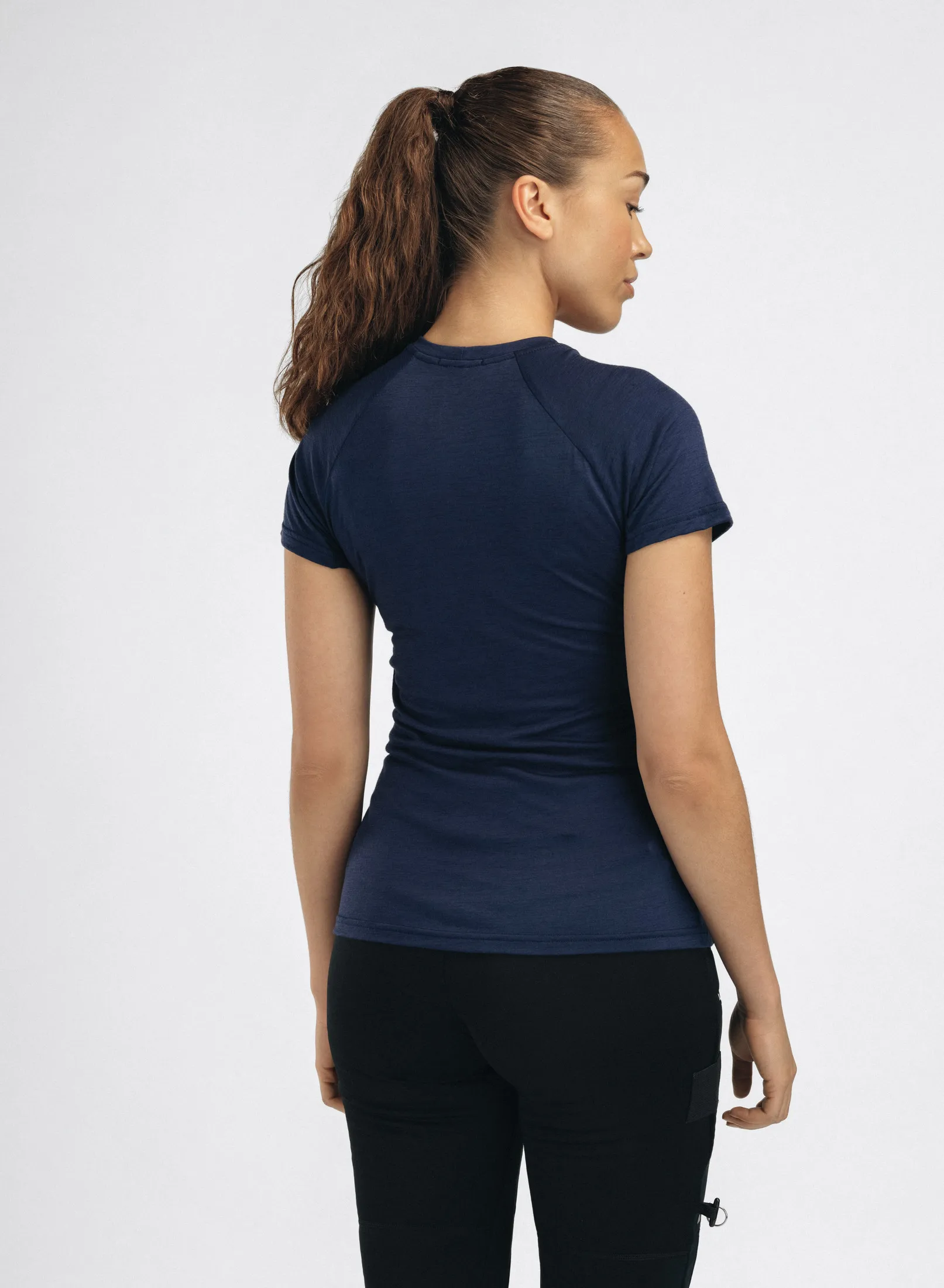 Aclima Women's Lightwool 140 Trail Tee Navy Blazer