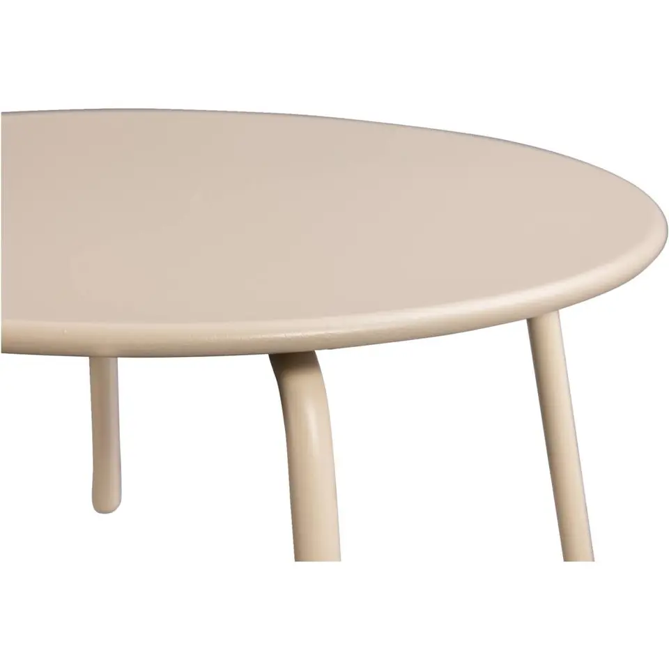 Bijzettafel Montreal - zand/metaal - 36xØ60 cm