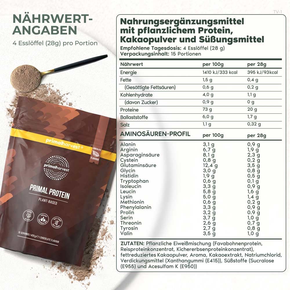 Primal Protein Pulver von Primal Harvest®