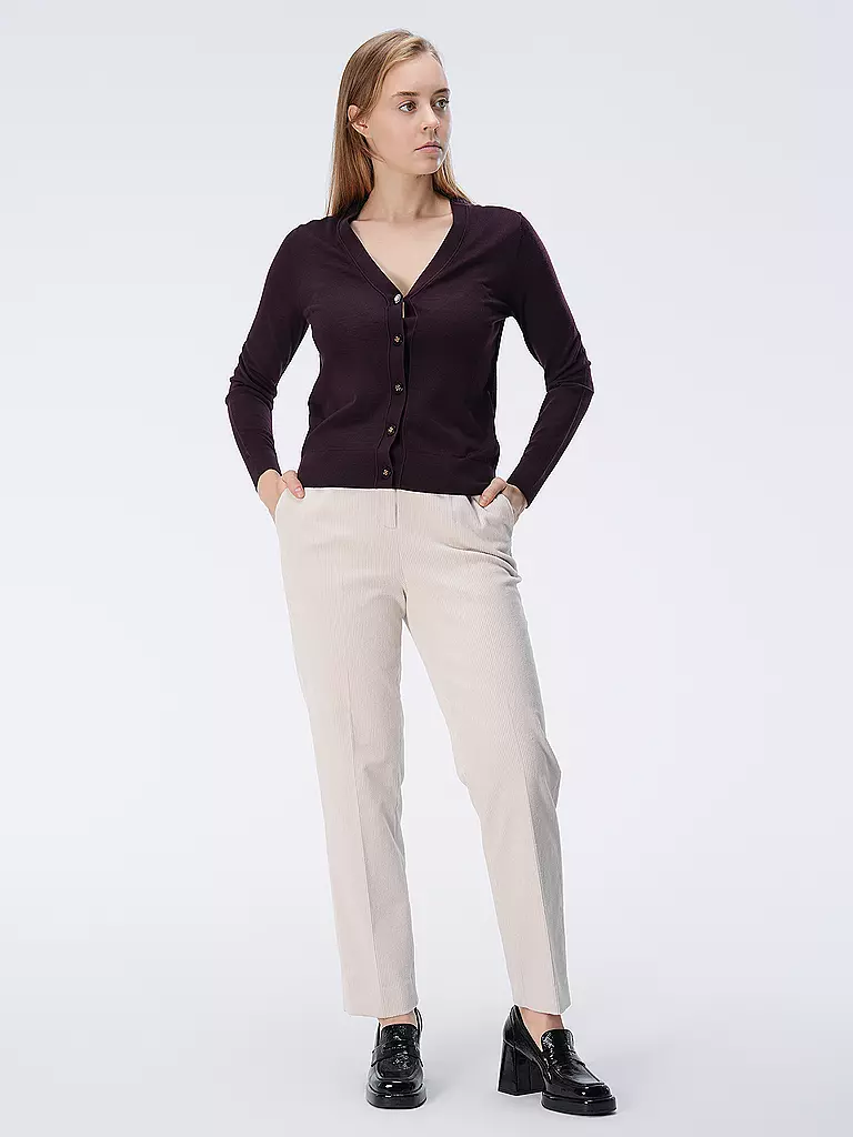 TORY BURCH Cardigan SIMONE beere