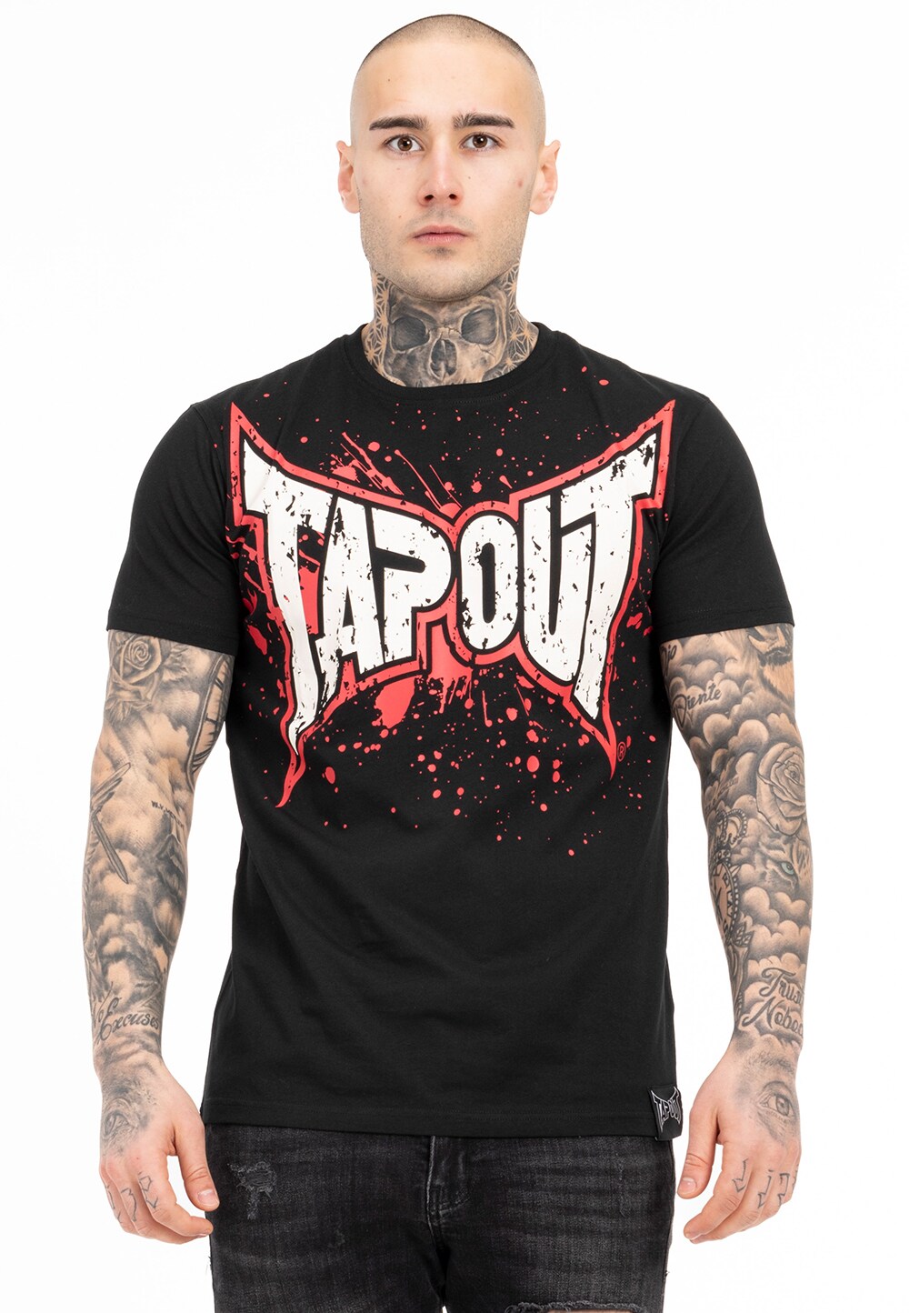 Tapout Herren T-Shirt normale Passform SPLASHING