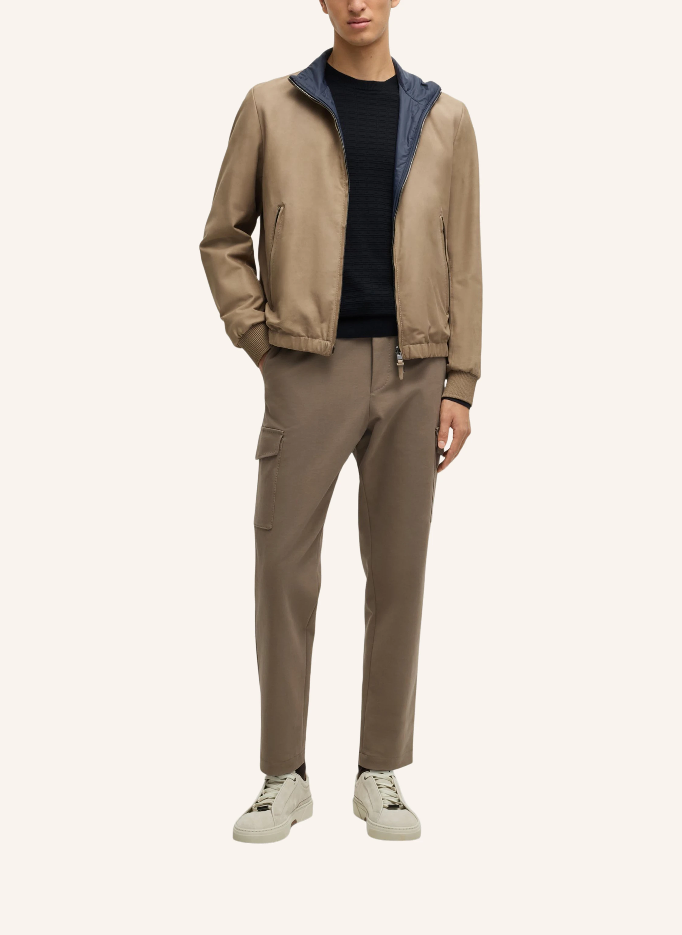 BOSS Pullover L-BANIEL Regular Fit