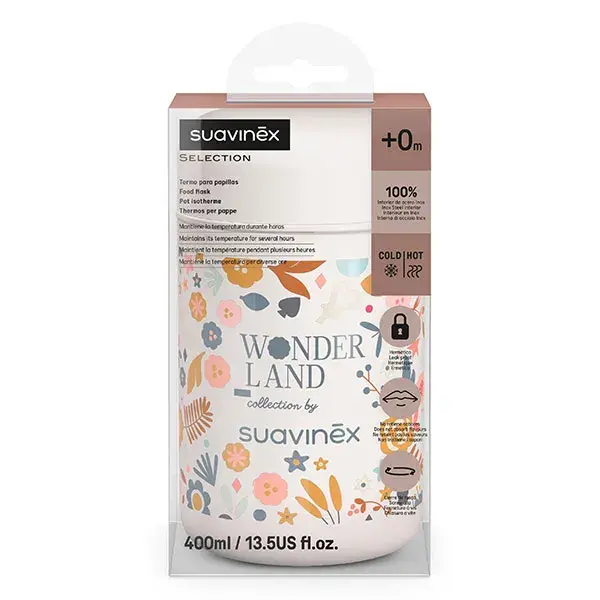 Suavinex, Wonderland, Pot Isotherme - Wonderland Liberty beige - 350ml