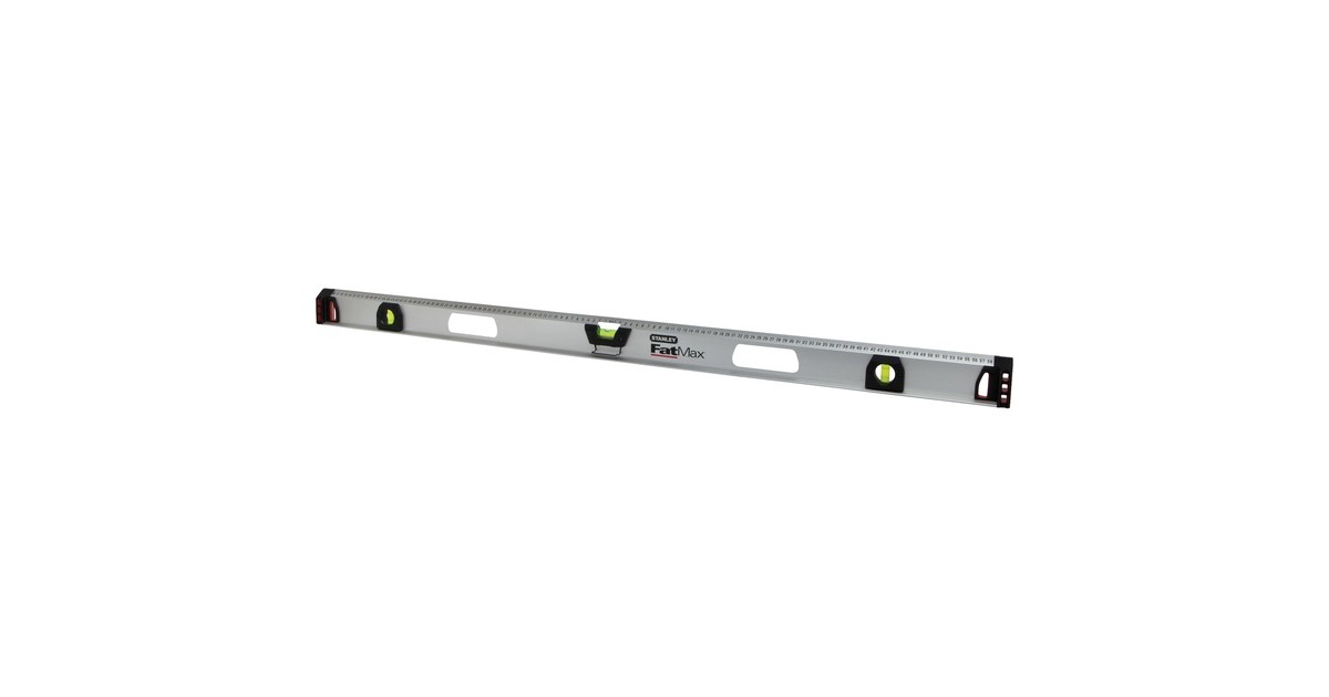 StanleyFatMax I-Beam Magnetische Waterpas 120cm  (Zilver/grijs)