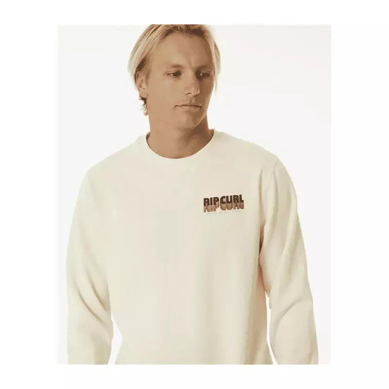 Sweat RIPCURL Surf Revival Crew Bone