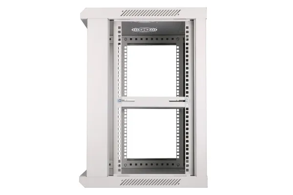 Extralink - Rack kabinet - 600x450 mm - vægmonterbar - grå - 12U - 19