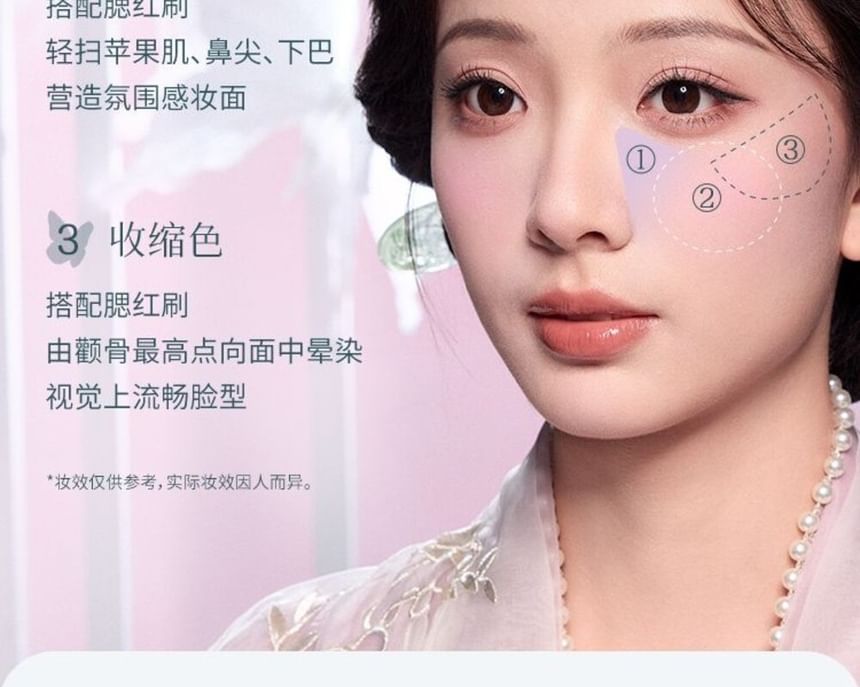 Flower Knows - Butterfly Cloud Collar Highlighting & Blush Duo Poeder - 05