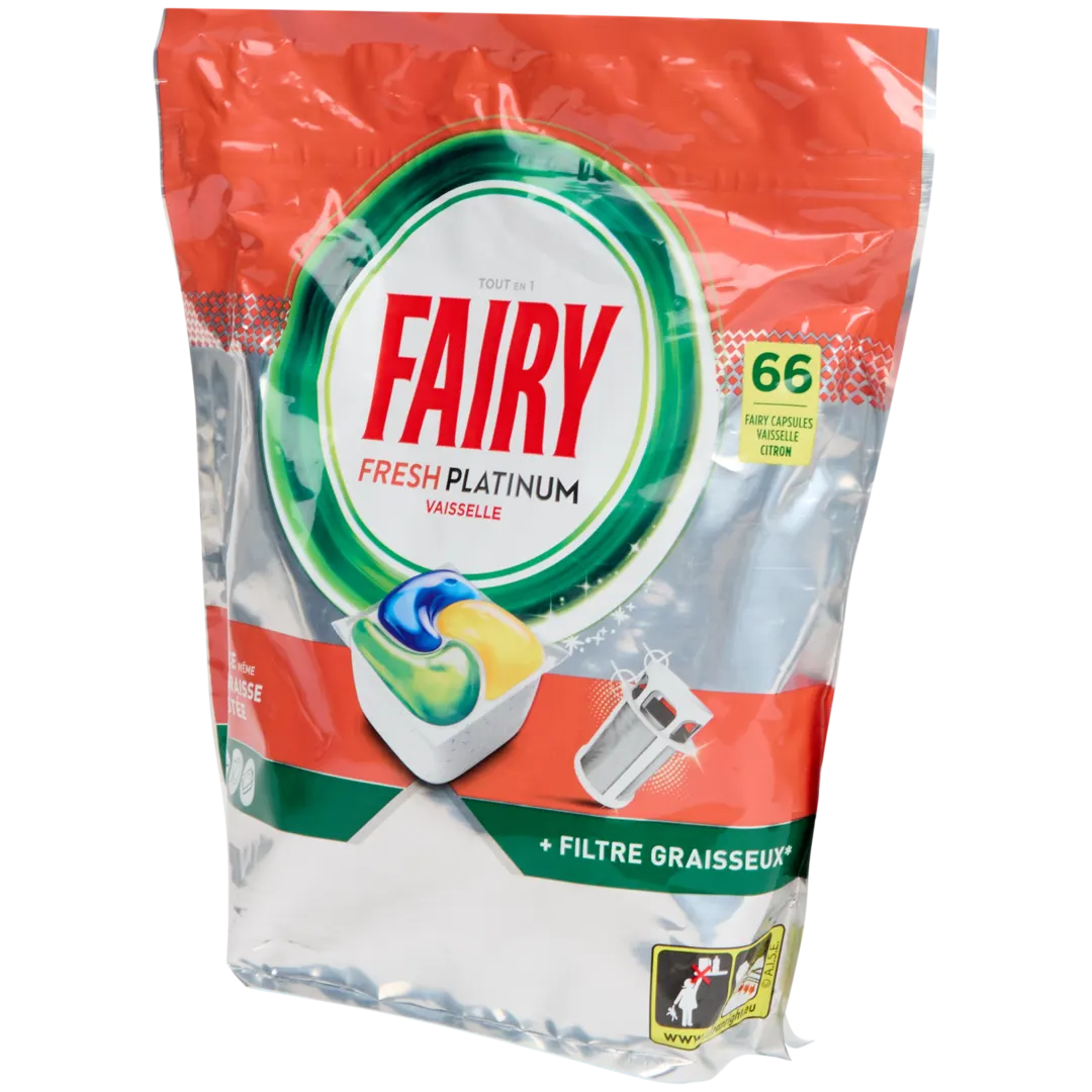Tablettes pour lave-vaisselle Fairy Fresh Platinum