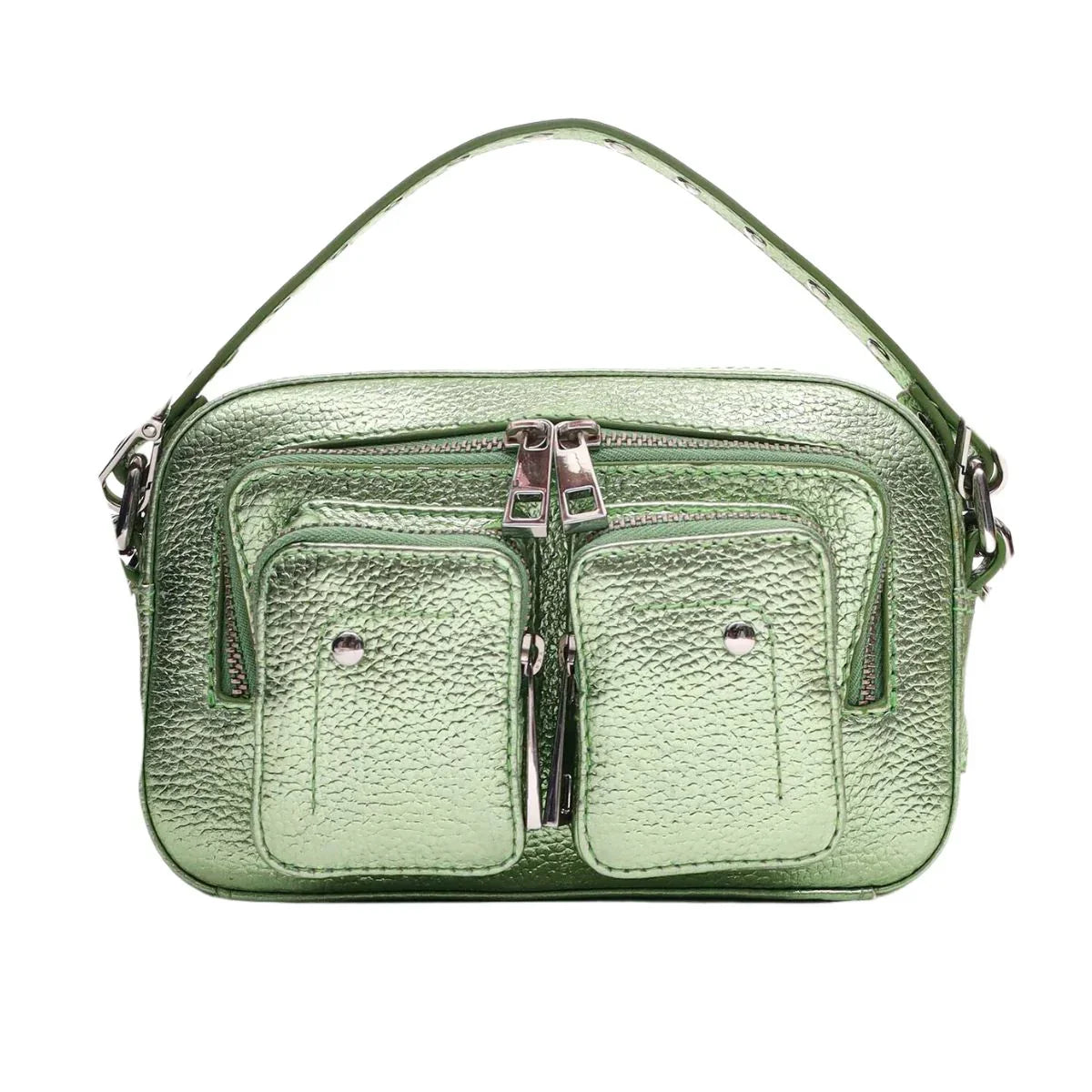 Nunoo | Helena Metallic | Leren schoudertas