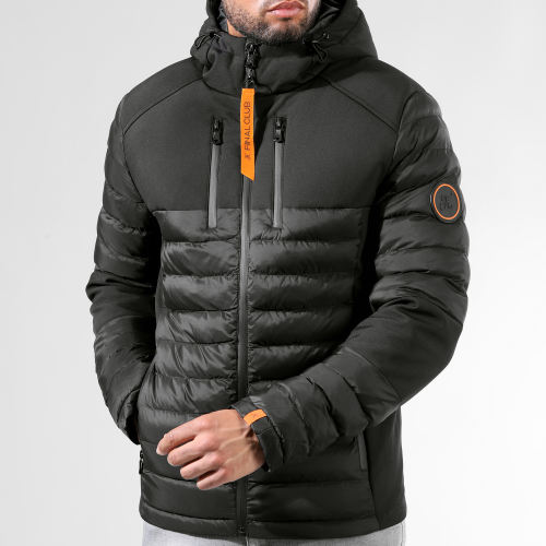 Doudoune Night Shark Noir Orange 0013 Noir