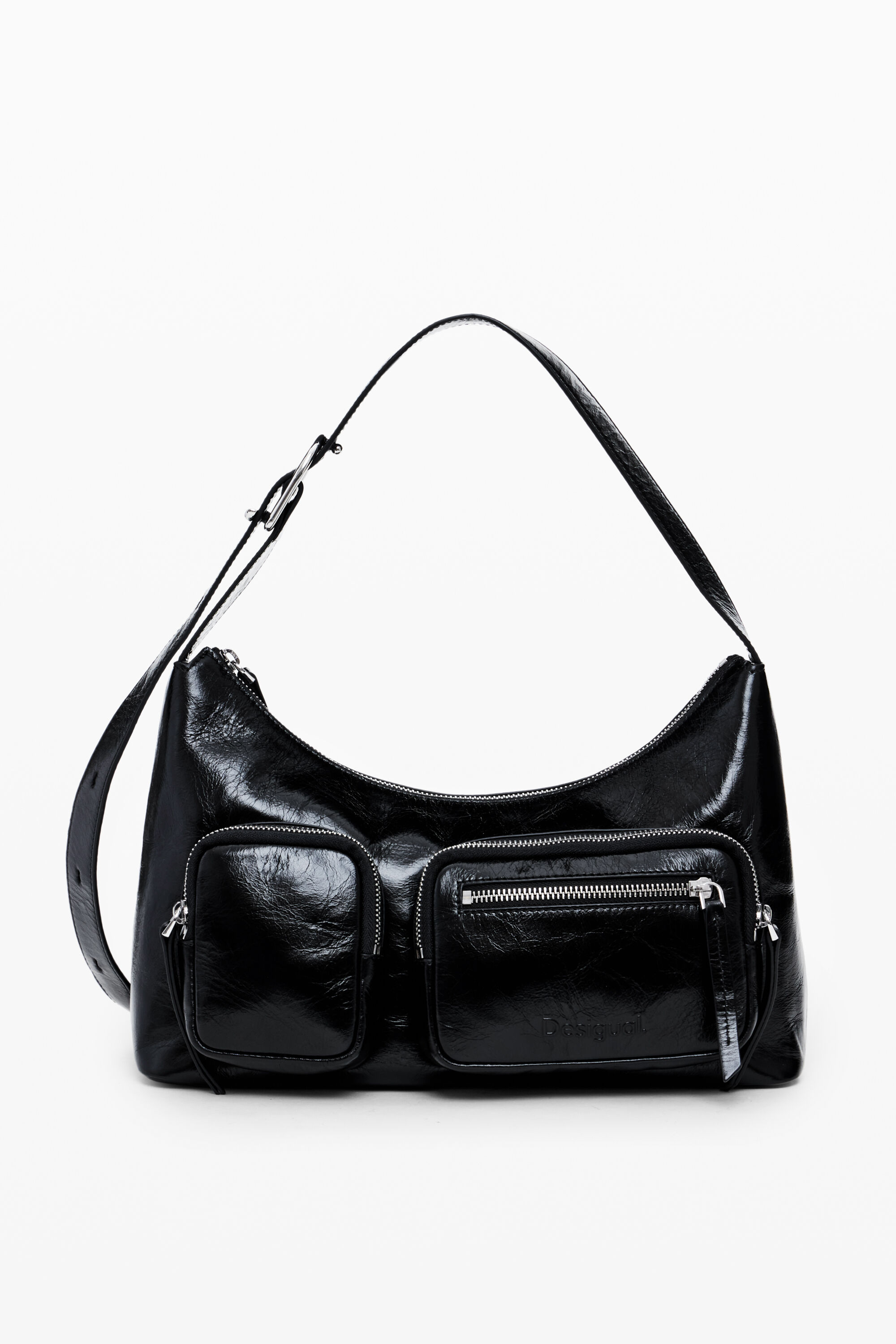 Bolso piel bolsillos