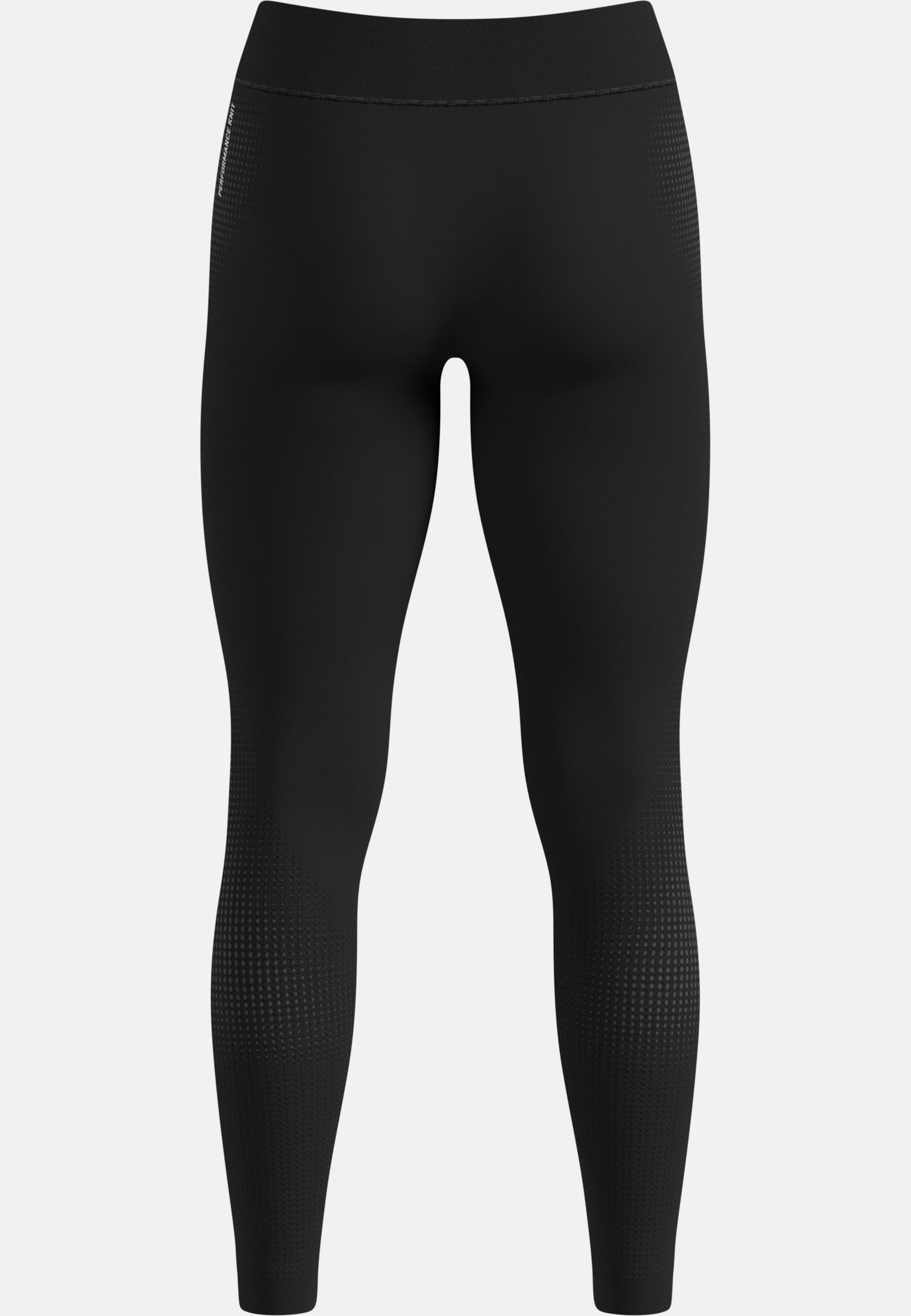 Performance Warm Base Layer Tights in black - odlo graphite grey