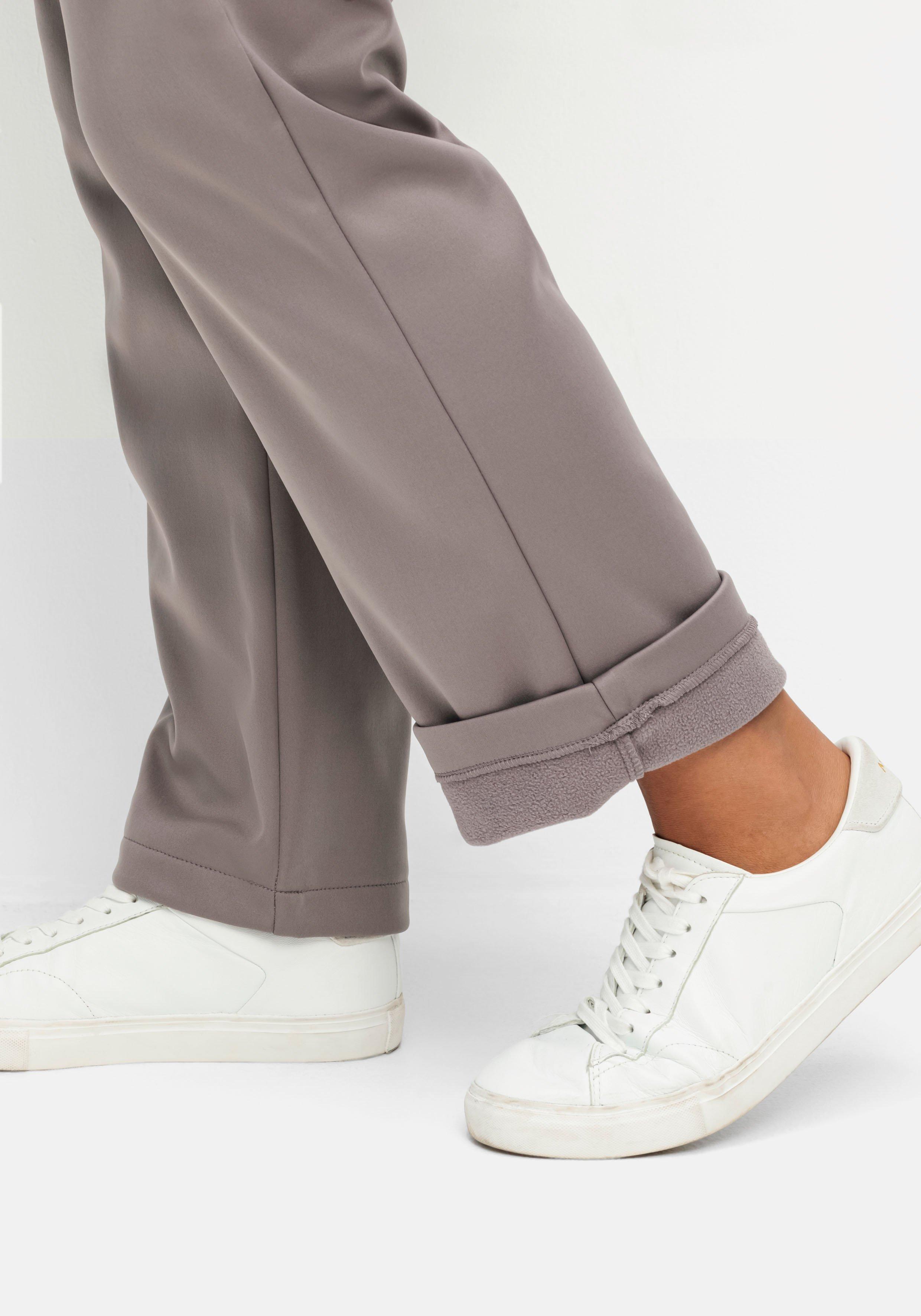 Gerade Thermohose mit Komfortbund