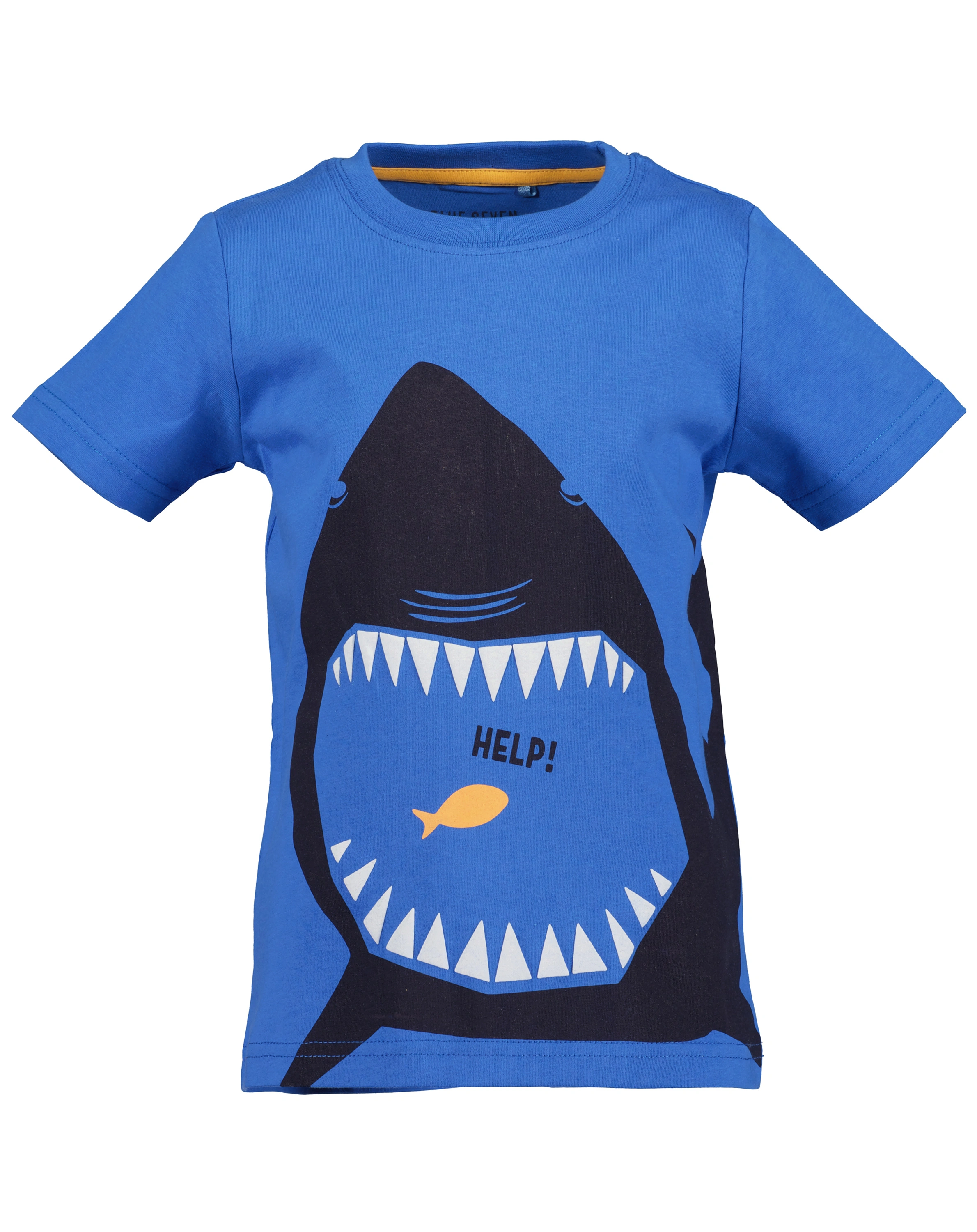 T-Shirt HELP in blau