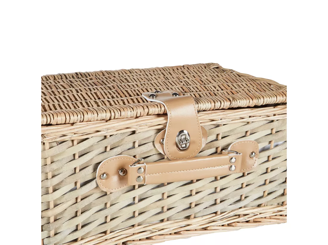 Panier de pique-nique CLEMENTINE Osier Naturel