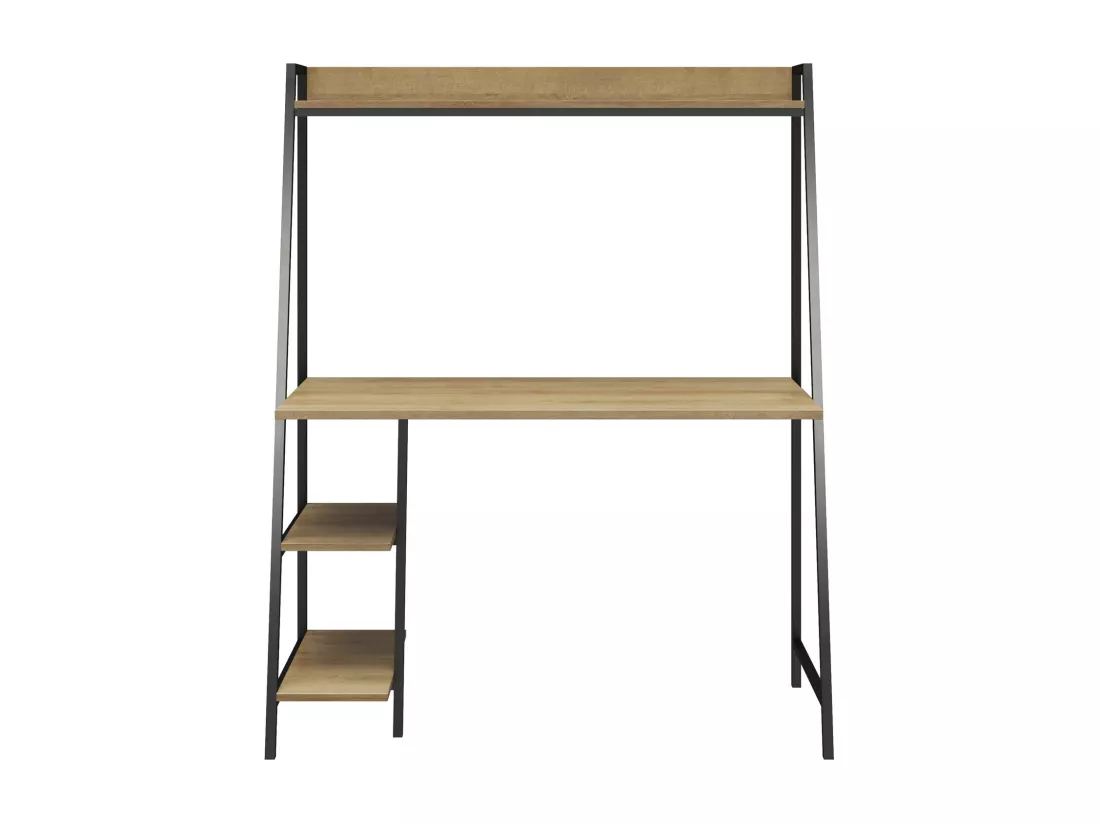 Bushwick | Bureau avec échelles en effet bois et structure en métal