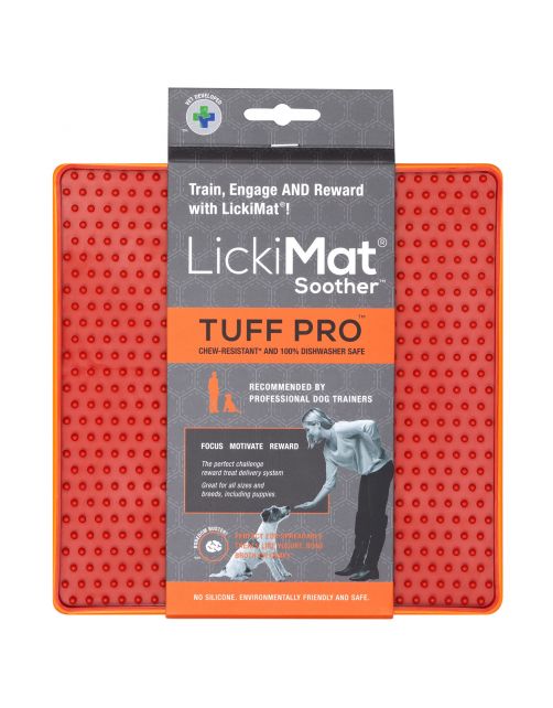 Lickimat Soother Pro Tuff - Slowfeeder Voermat 20x20 cm - Hondenvoerbak