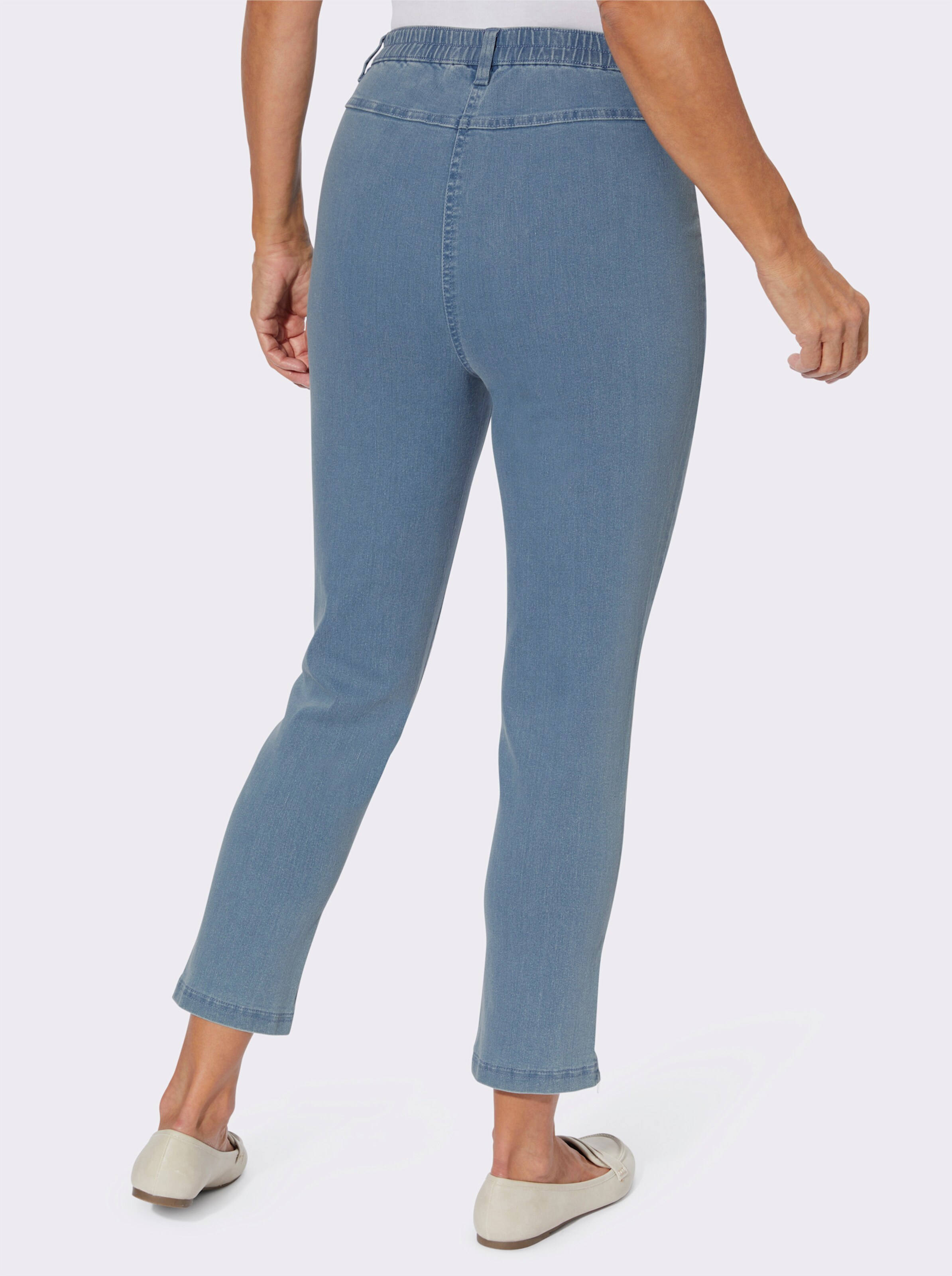 78-Jeans mit seitlichen Reißverschlüssen