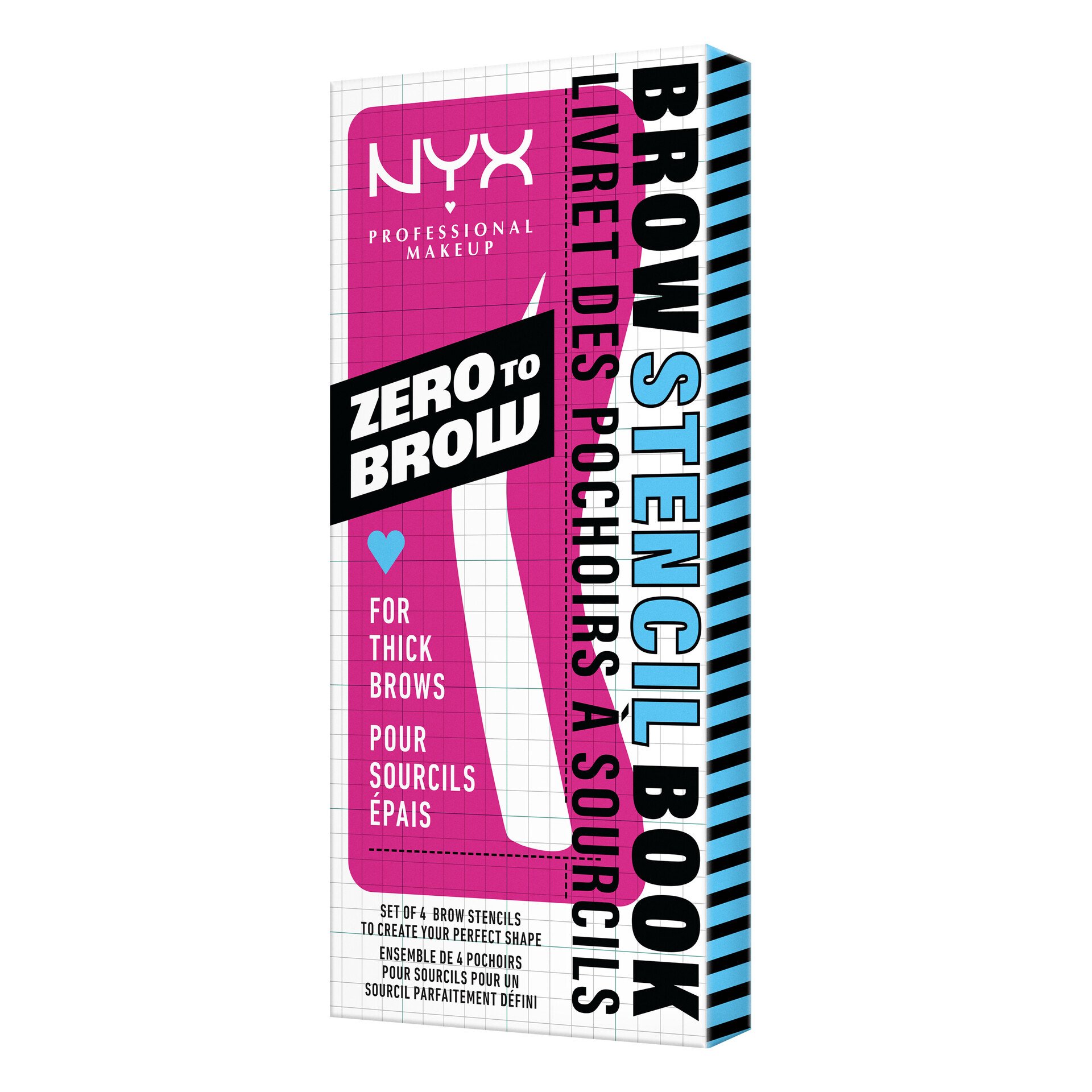 Zero to Brow Stencil
