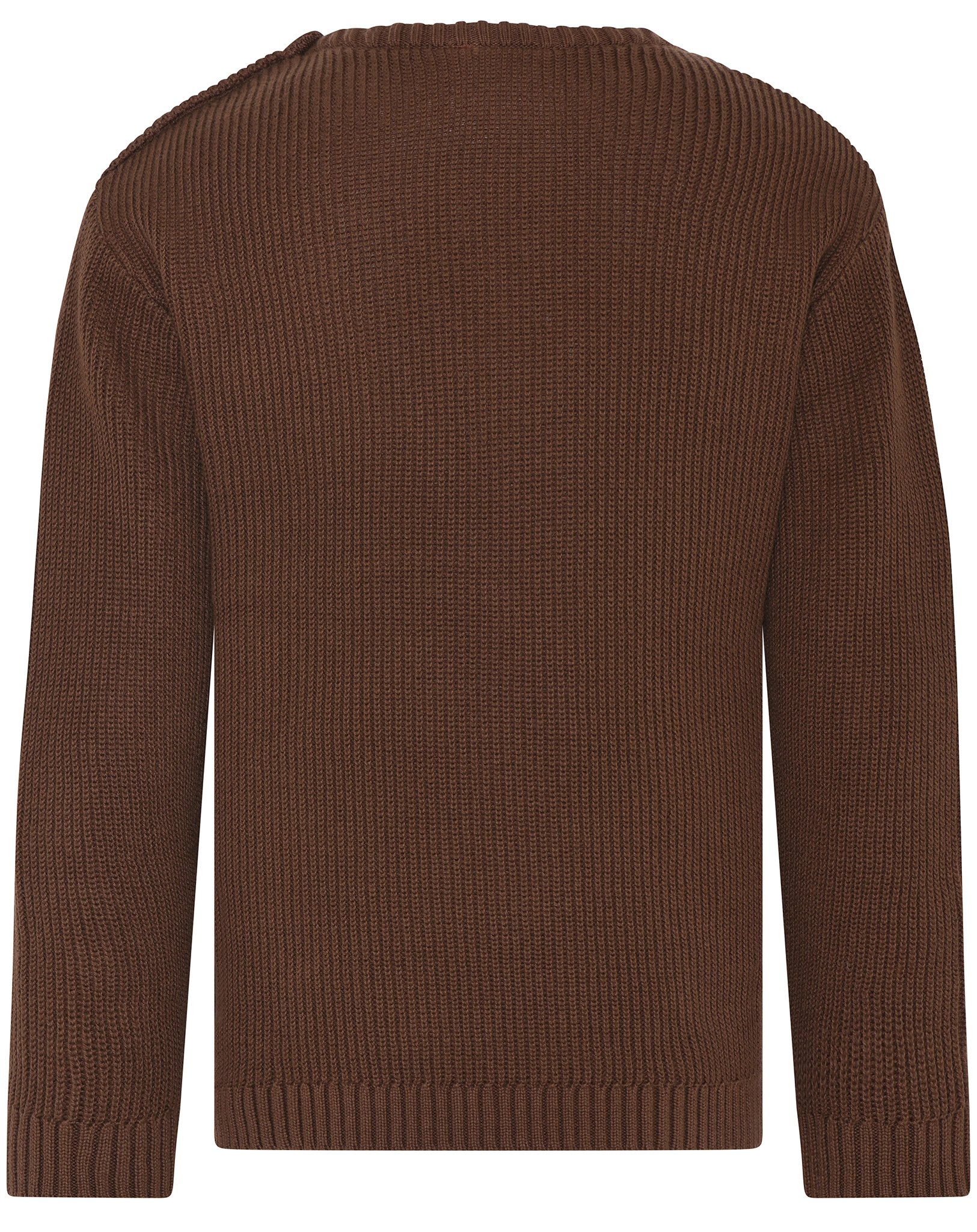 Strickpullover STRUCTURE in chestnut