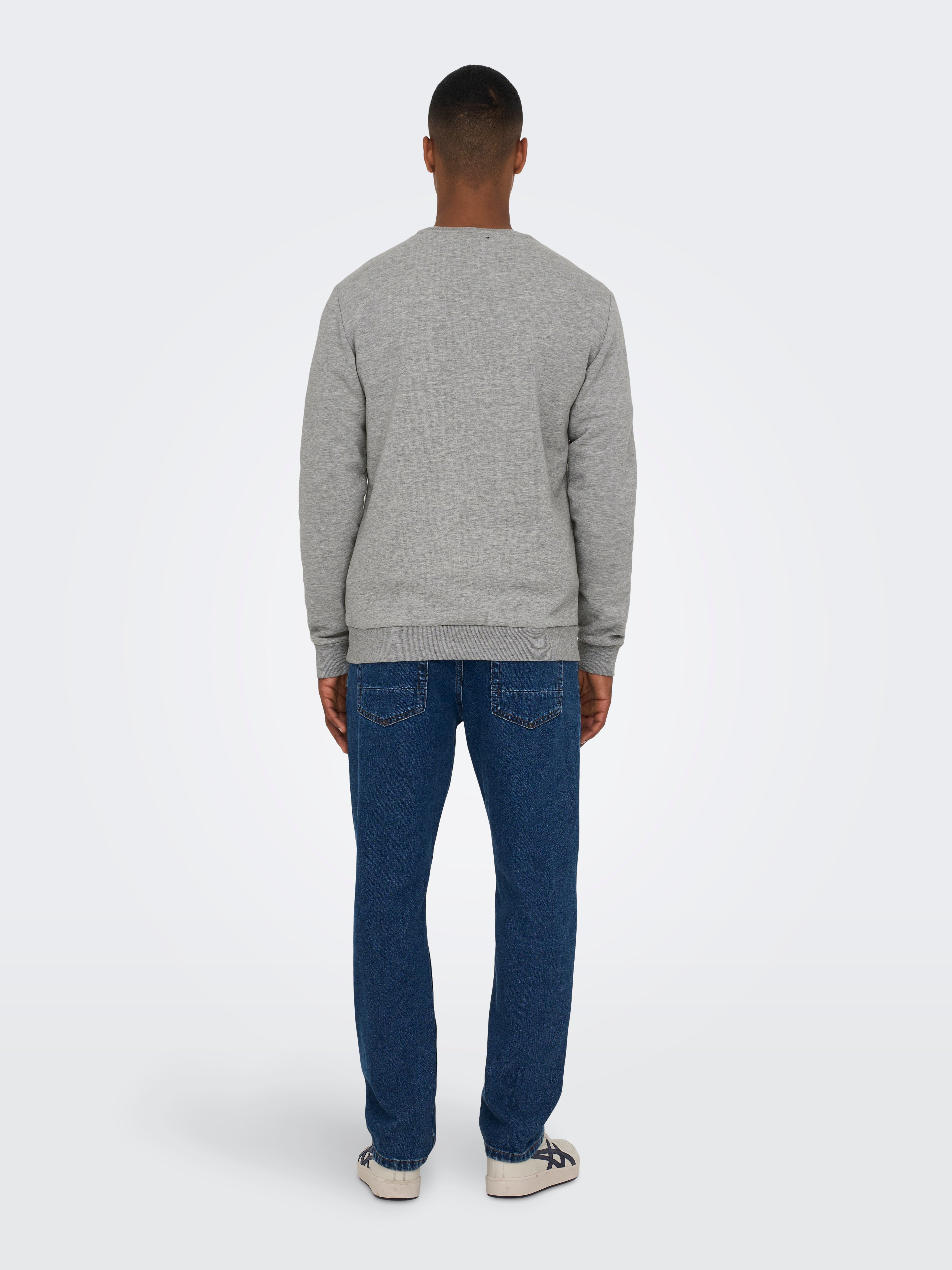 ONSCERES Sweatshirt Light Grey Melange