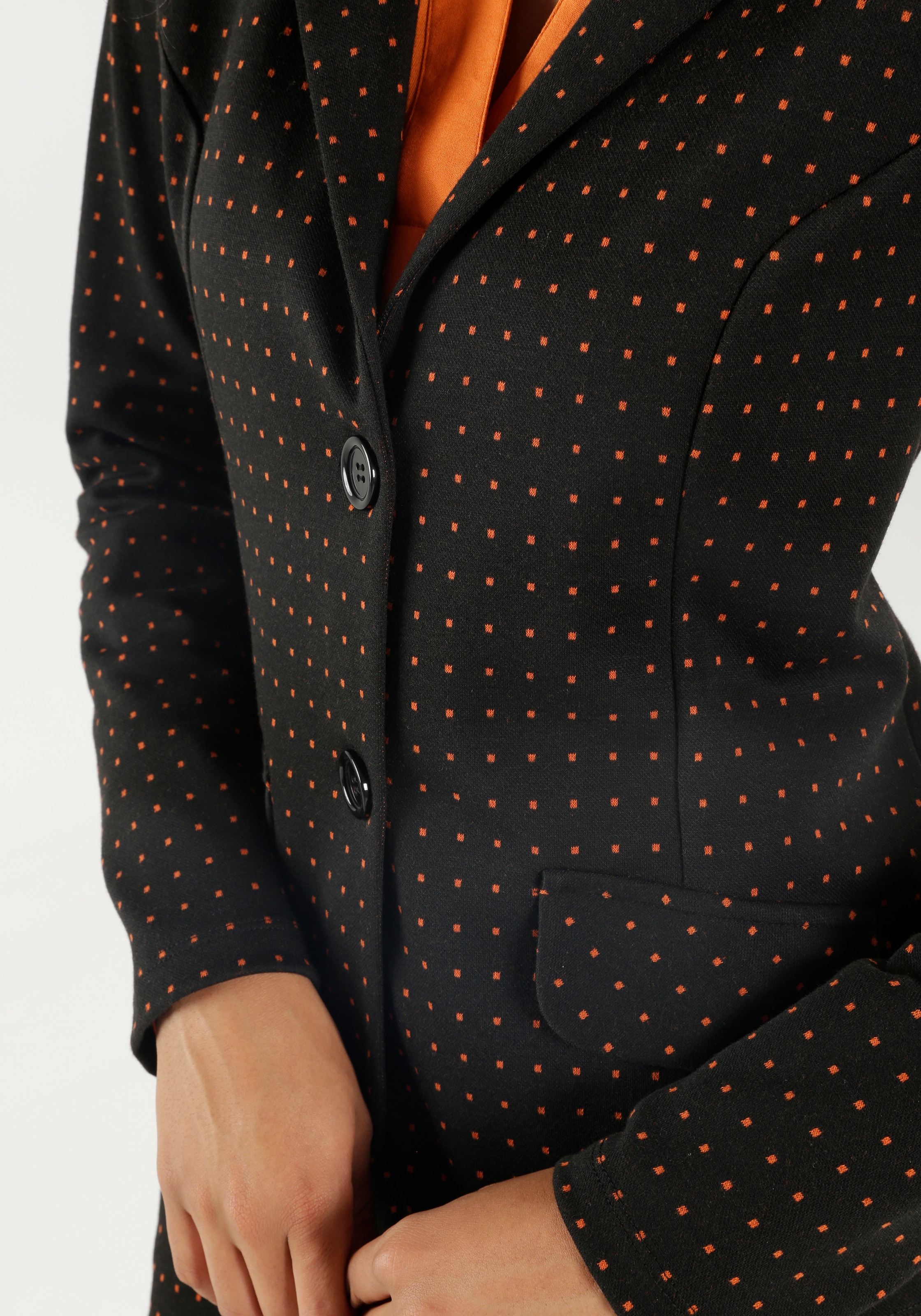 Aniston SELECTED Kurzblazer , mit kleinen Quadraten