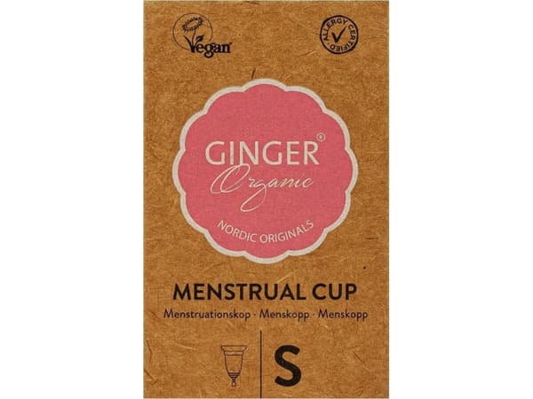 GINGER ORGANIC_Menstruasjonskopp størrelse S