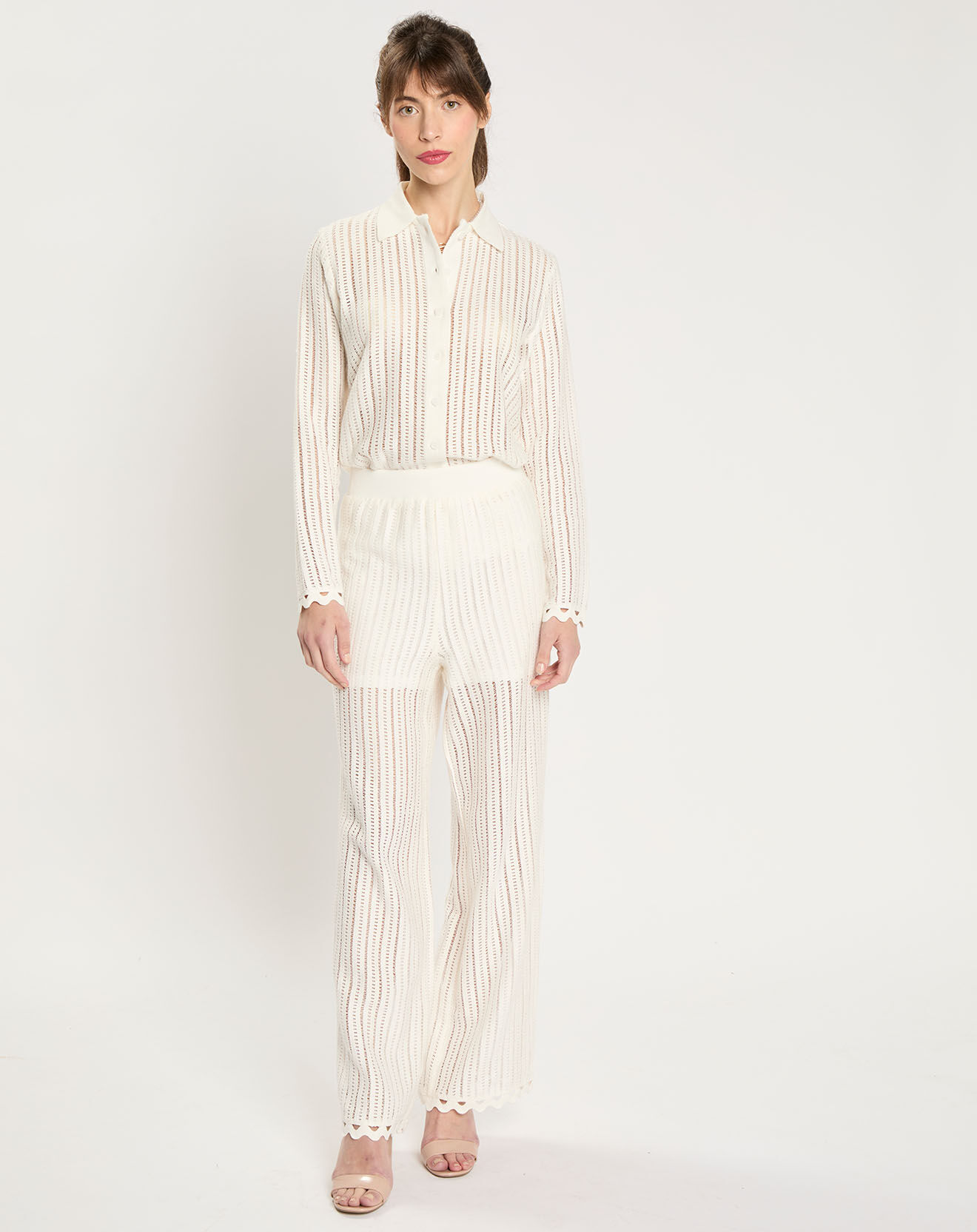 Zapa Gilet Giorgie blanc