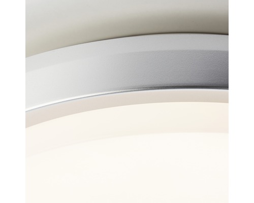 LED buitenplafondlamp 12W 1600 lm 3000K Ø 28 cm Devora zilver/wit