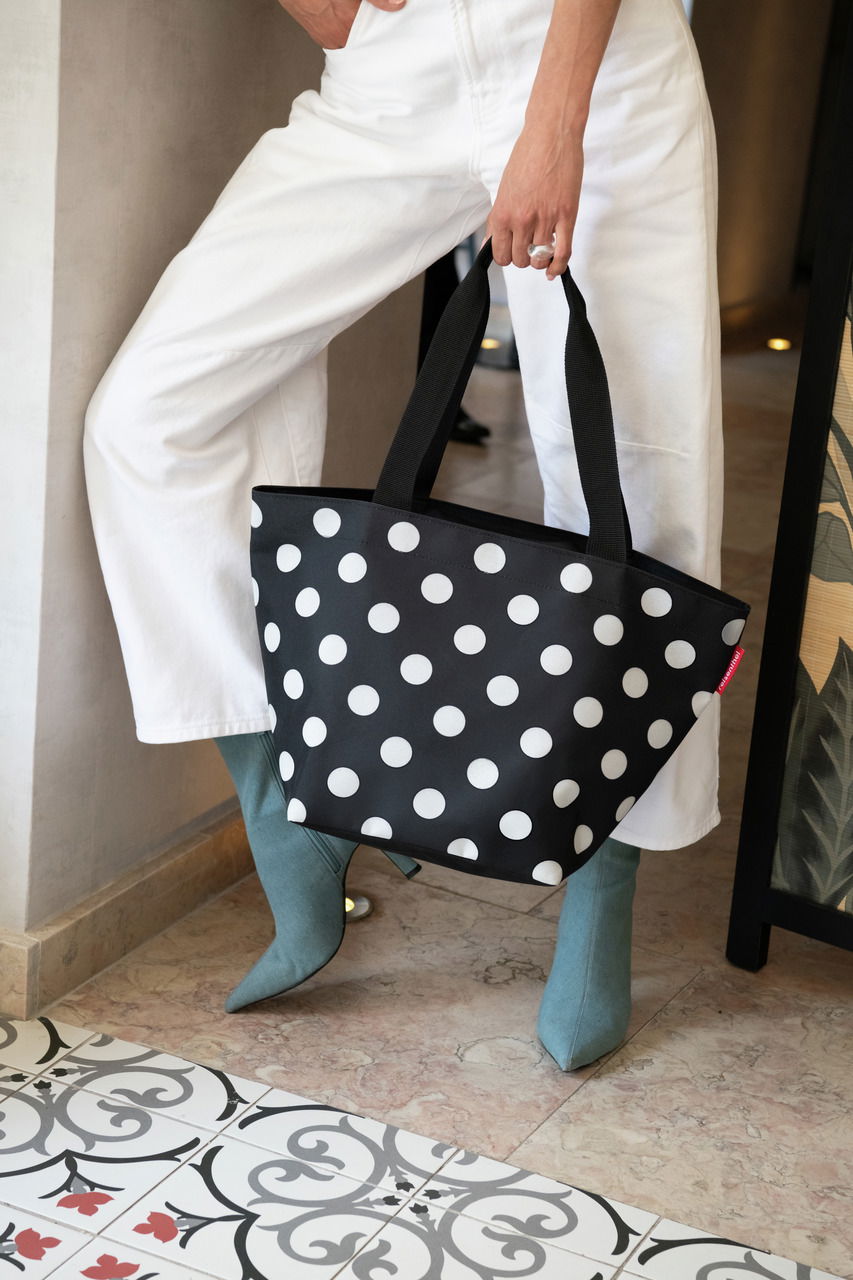 Reisenthel Shopper M DOTS WHITE