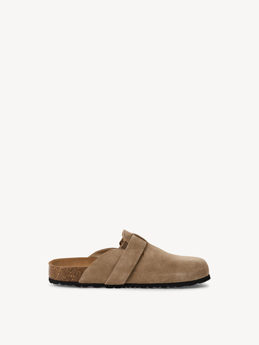 Leren Slipper - beige