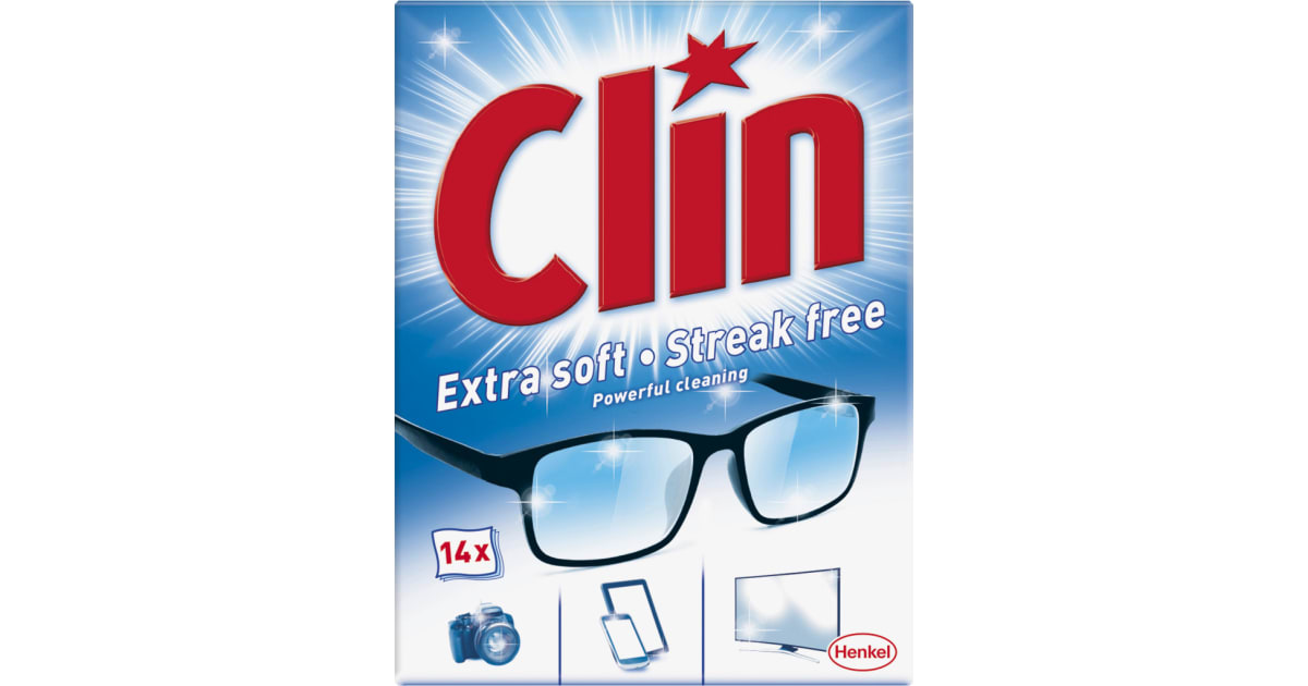 Clin Brillen-Putztücher 14er-Packung