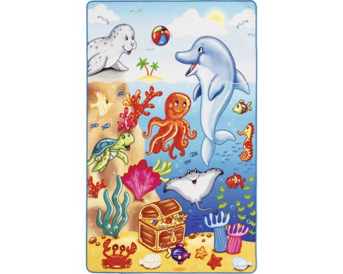 Kinderkleed, zeewereld, 67x125 cm