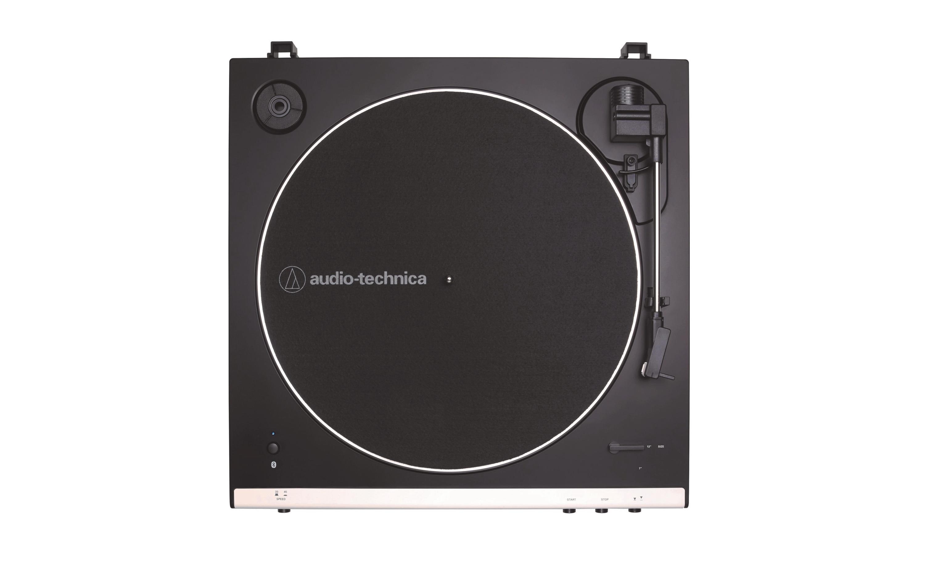 Plattenspieler mit Bluetooth AT-LP60X Weiss<br>Vollautomatischer Stereo-Plattenspieler mit Riemenantrieb