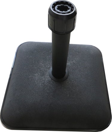 Intratuin parasolvoet zwart 25 kg 45 x 45 x 7,5 cm
