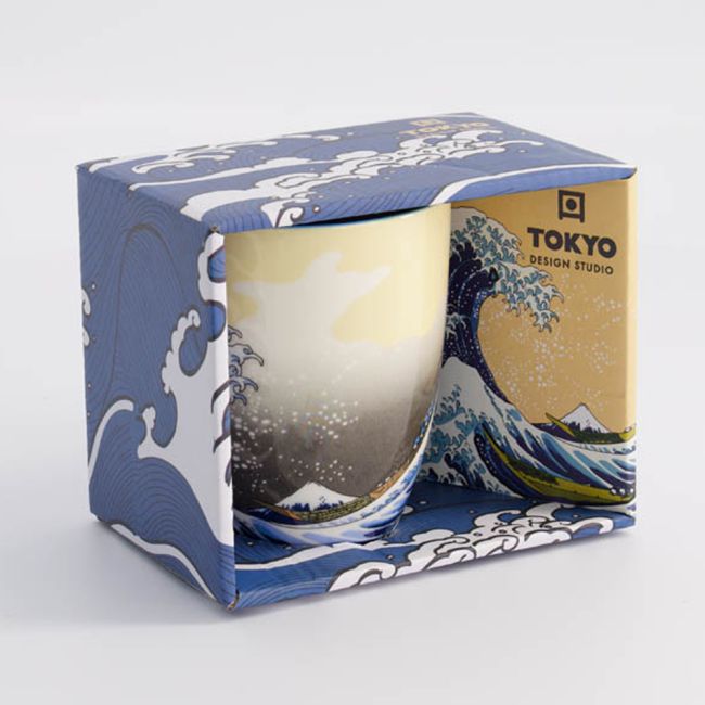 Kawaii Hokusai Beker in geschenkdoos 8.5x10.2cm 340ml