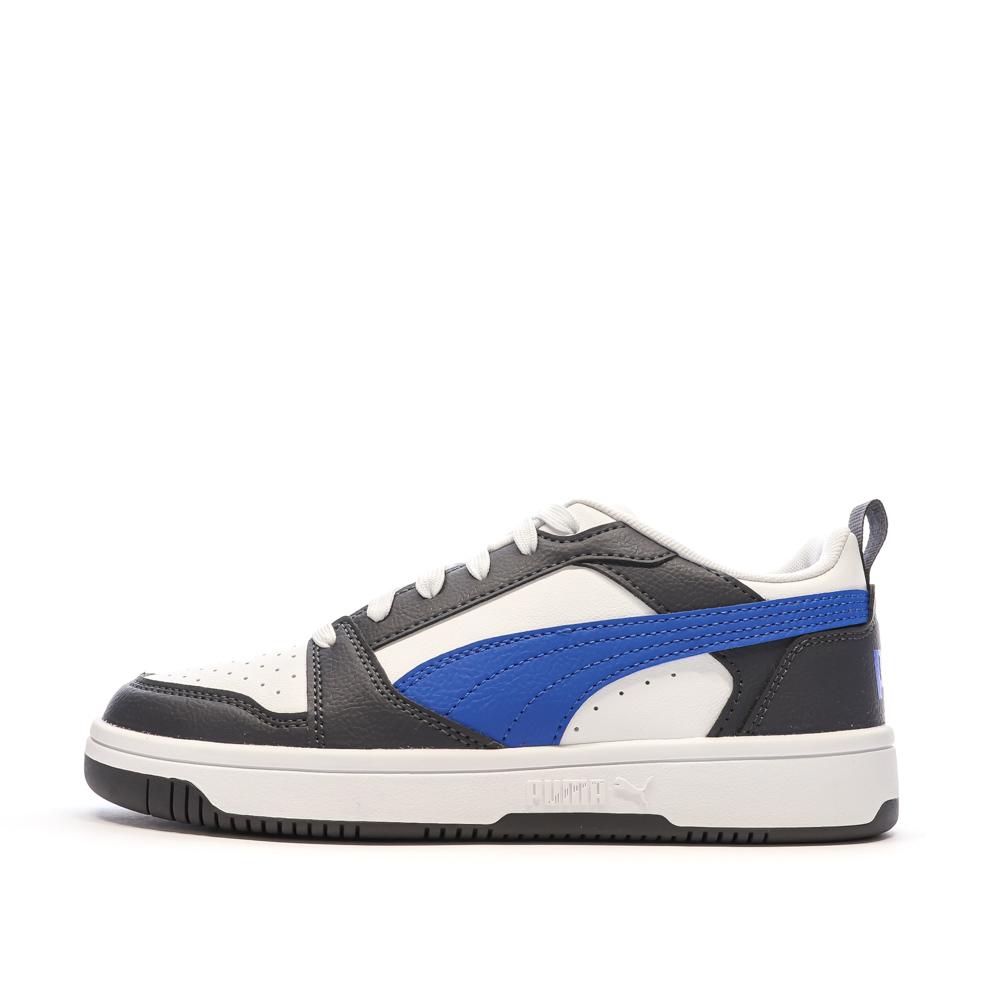 Puma Baskets Noir/Blanche/Bleu Fille Puma Rebound