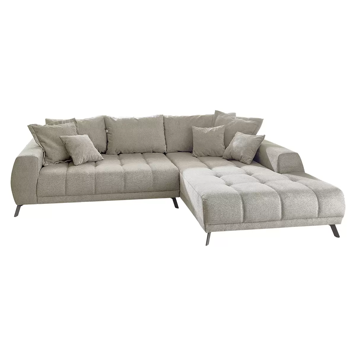Ecksofa Abby Hellgrau