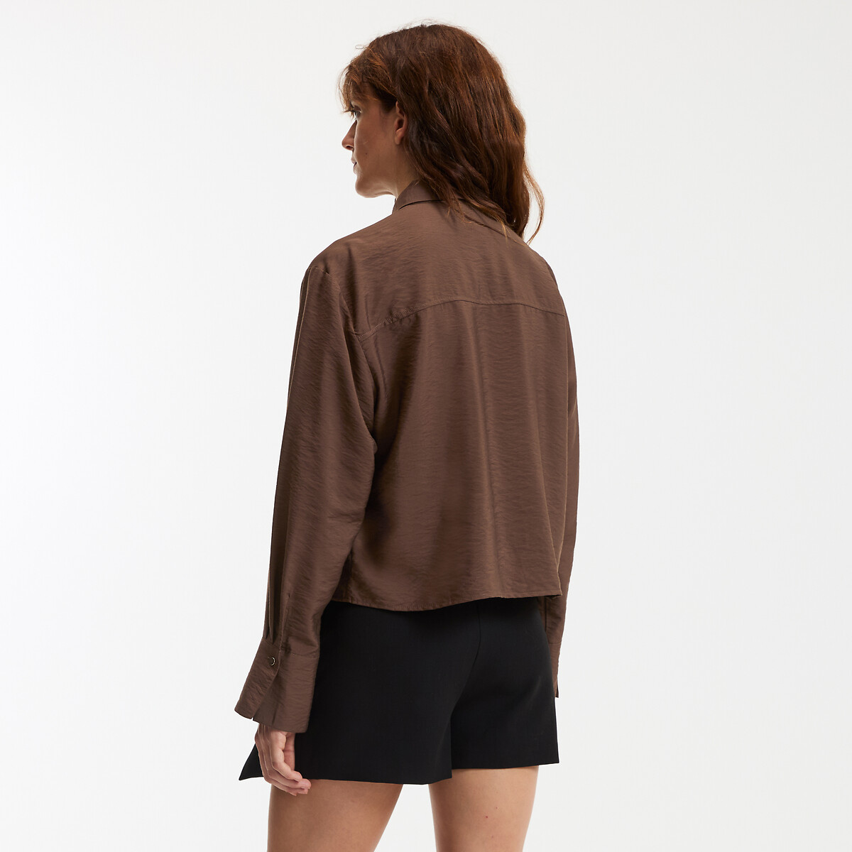 COLEÇÃO LA REDOUTE<br>Camisa curta e folgada, mangas compridas