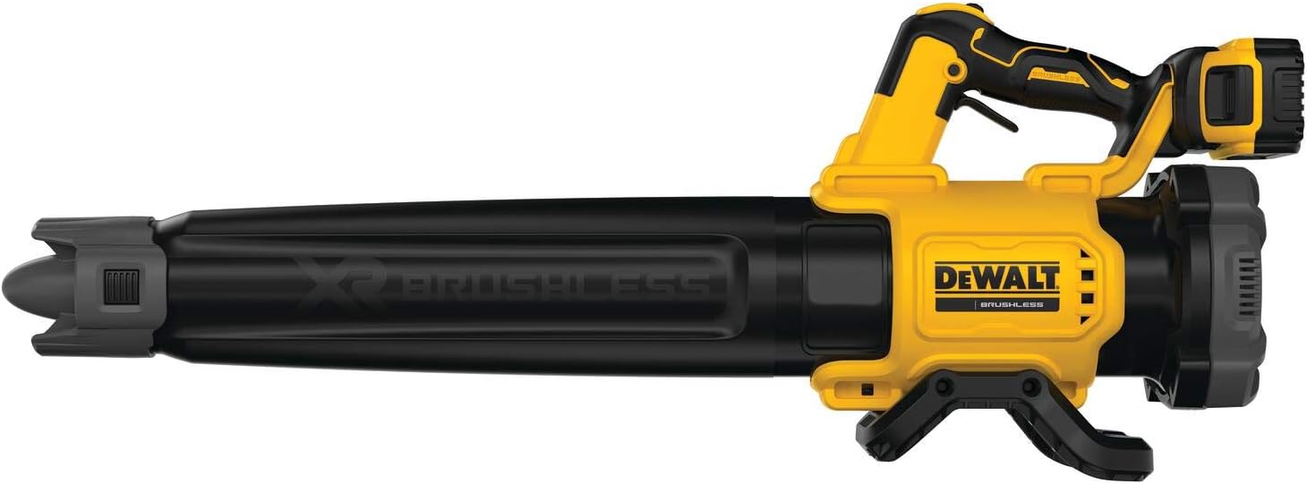 DEWALT axial sin escobillas XR 18V con 1 batería Li-Ion 5Ah, Multicolor, Buse concent. flux d'air - Avec batterie